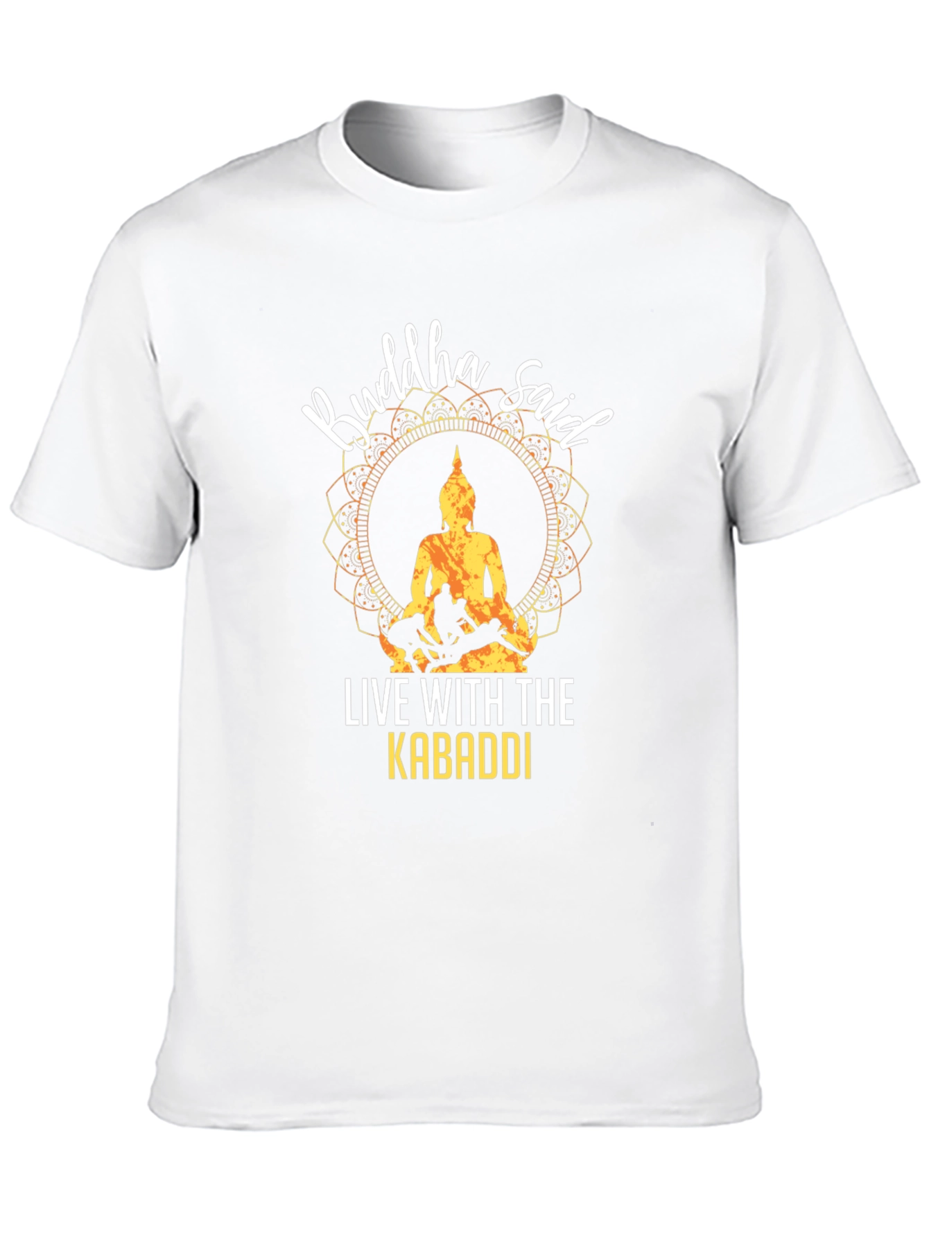 Buddha Said Kabaddi Graphic Tee - Black