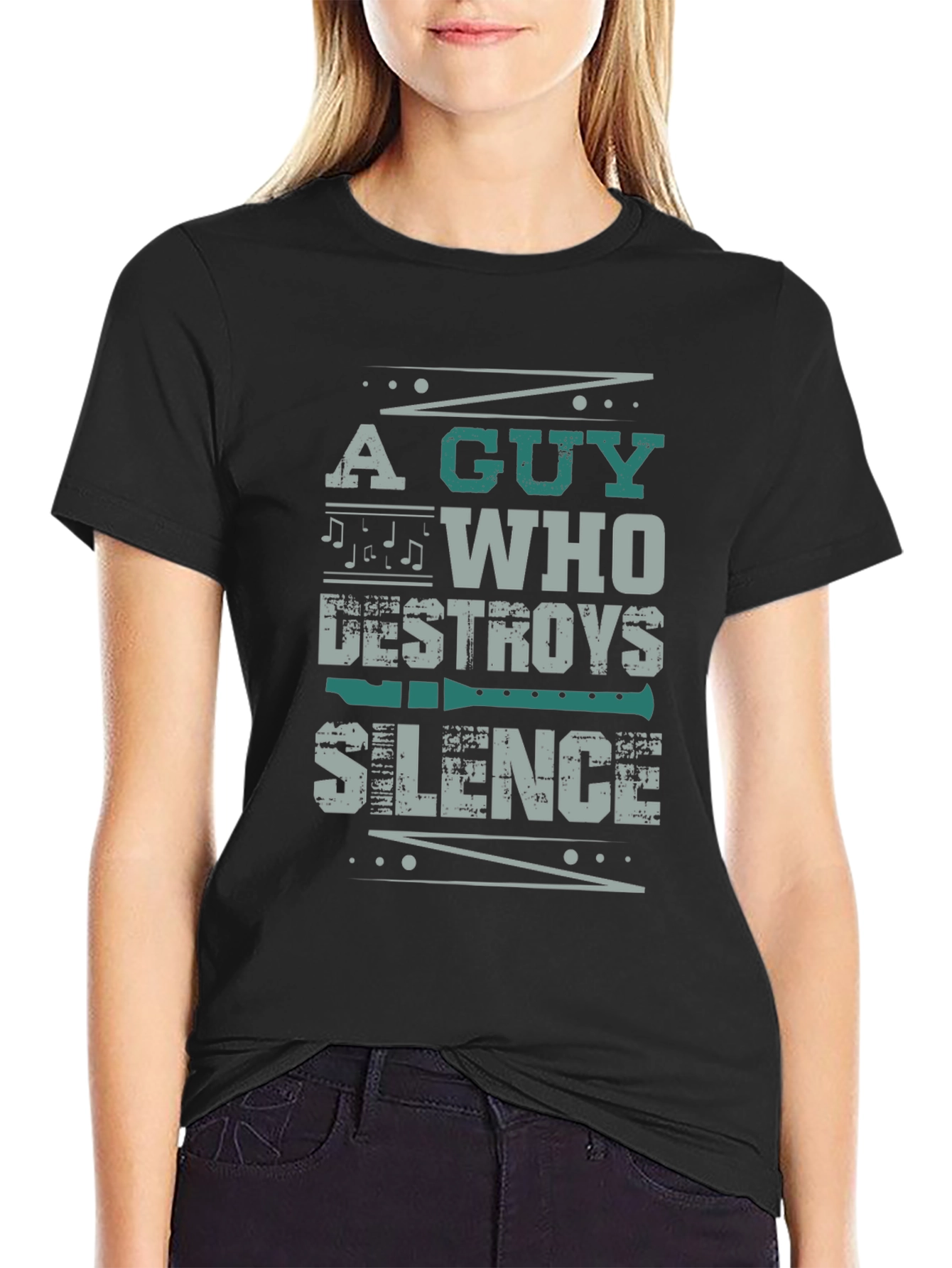 A Guy Who Destroys Silence T-Shirt