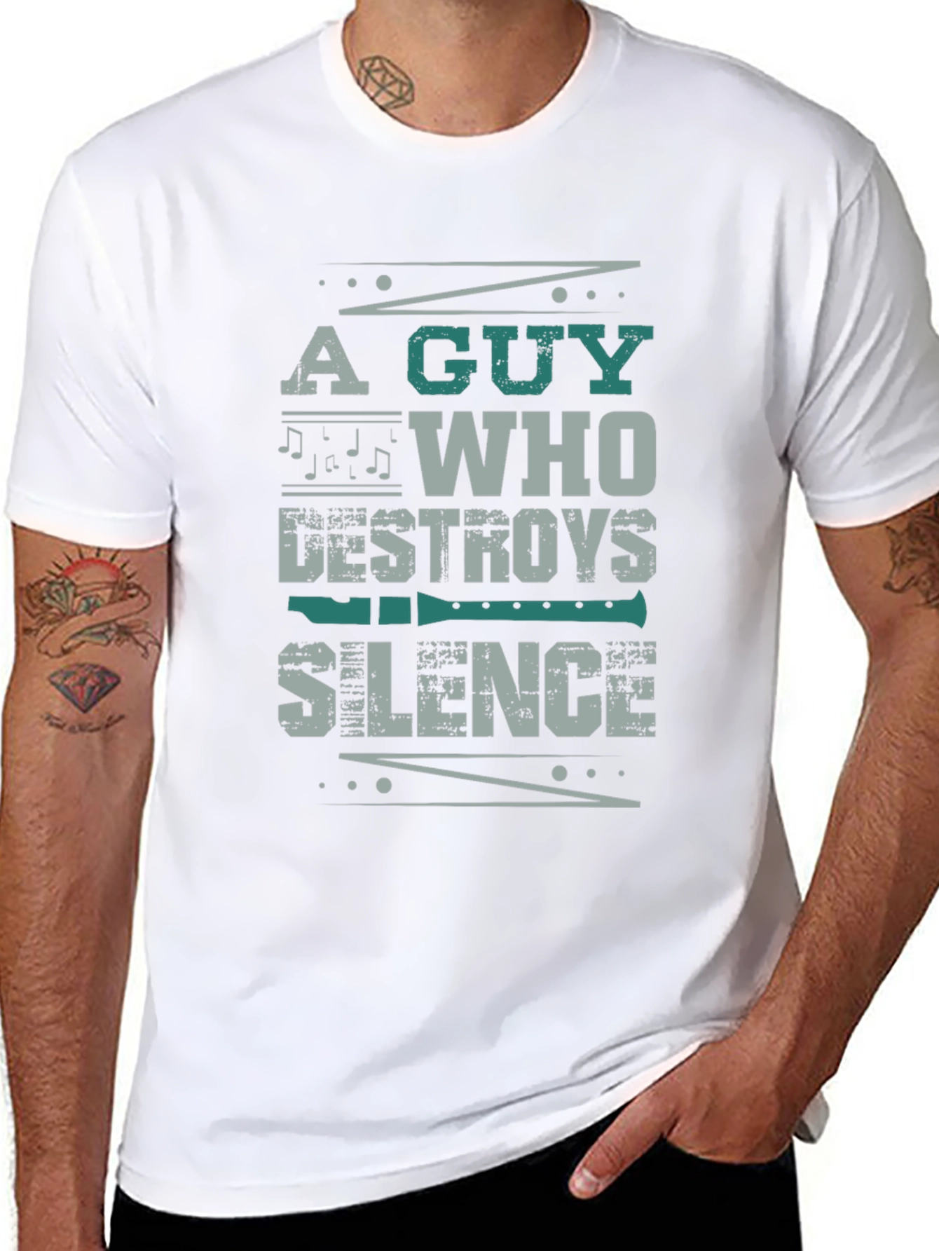A Guy Who Destroys Silence T-Shirt