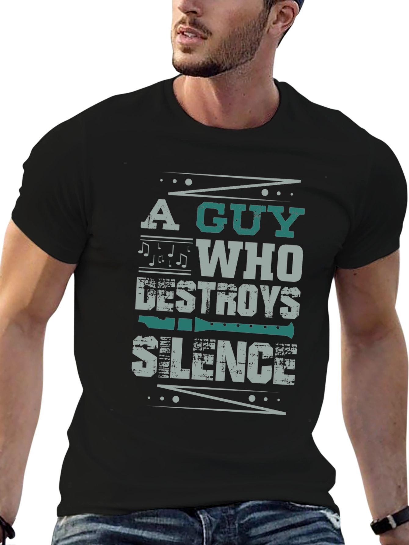 A Guy Who Destroys Silence T-Shirt