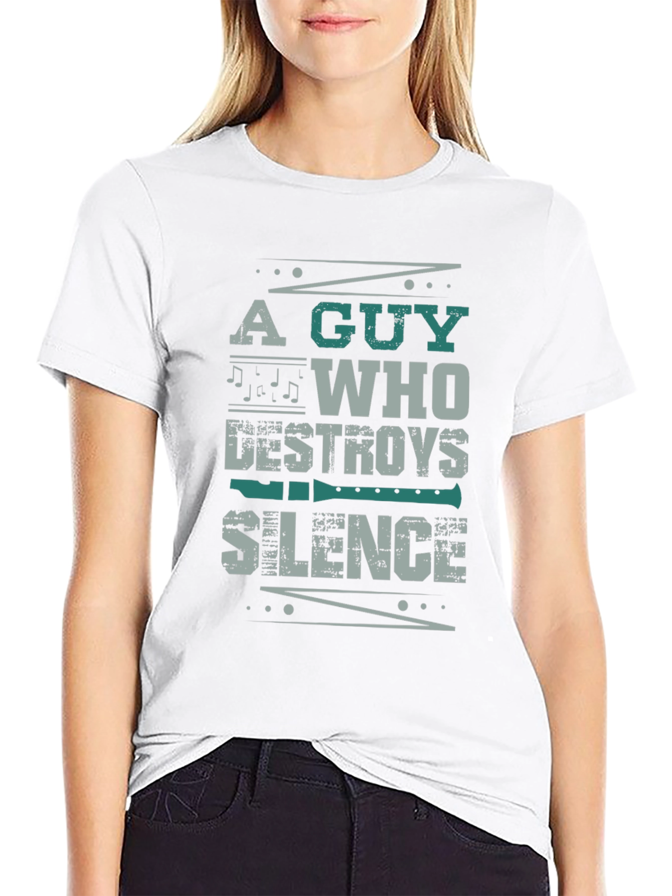 A Guy Who Destroys Silence T-Shirt