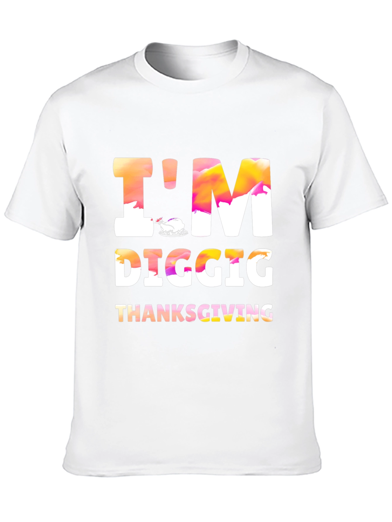 Im Digging Thanksgiving Black Tee