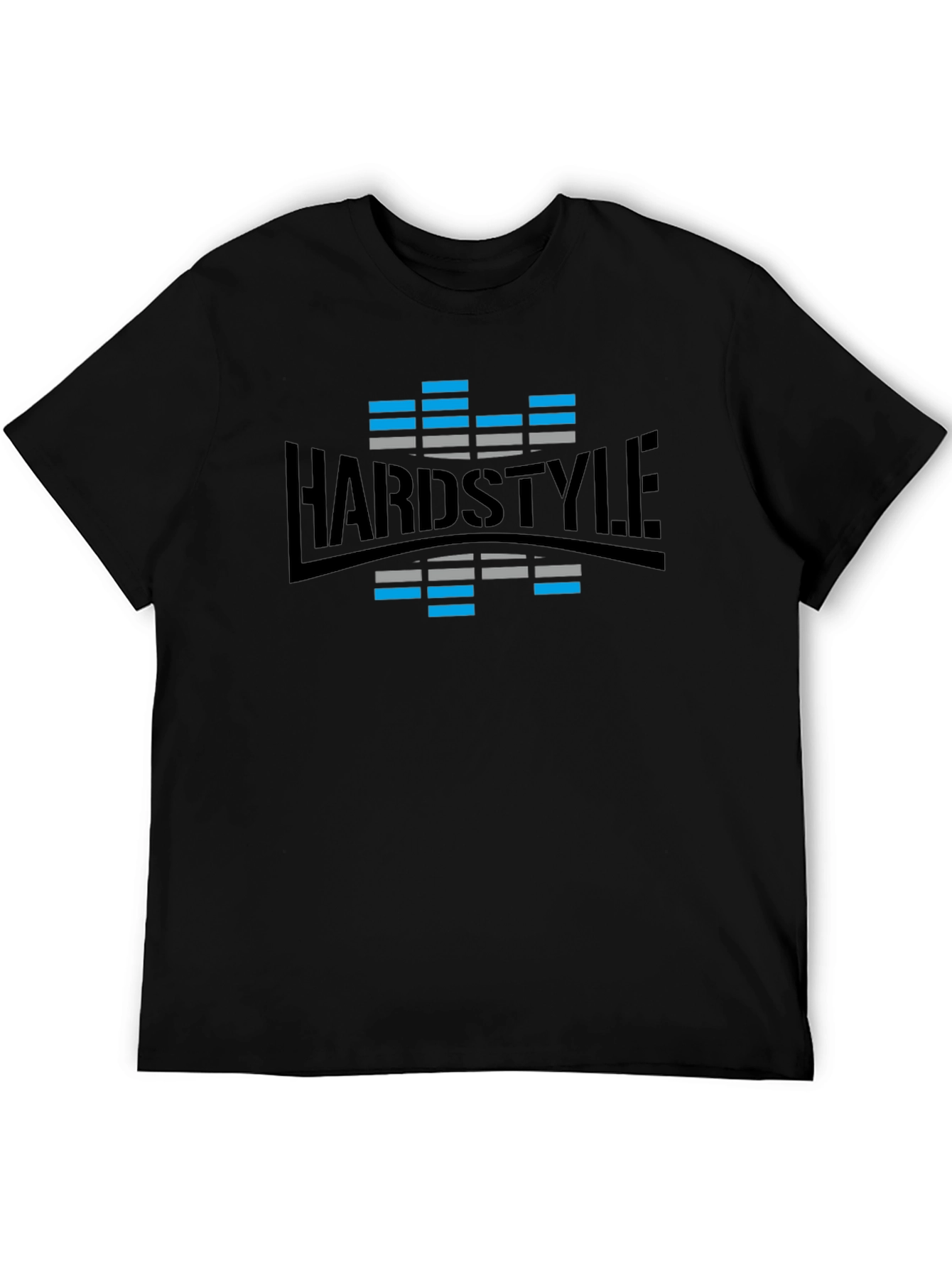 Hardstyle Graphic Print Black T-Shirt