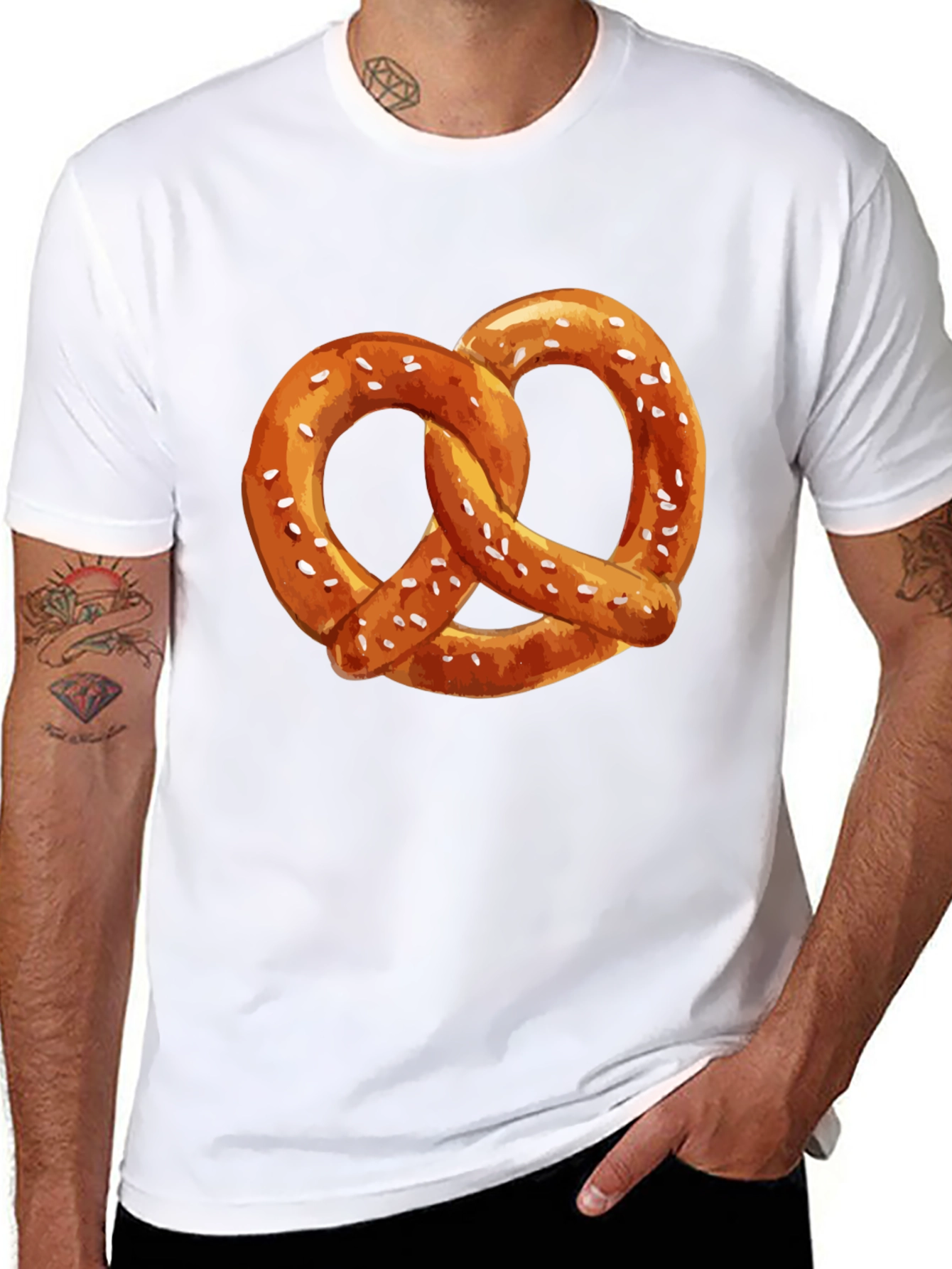 Pretzel T-Shirt - Salty Snack Graphic Tee