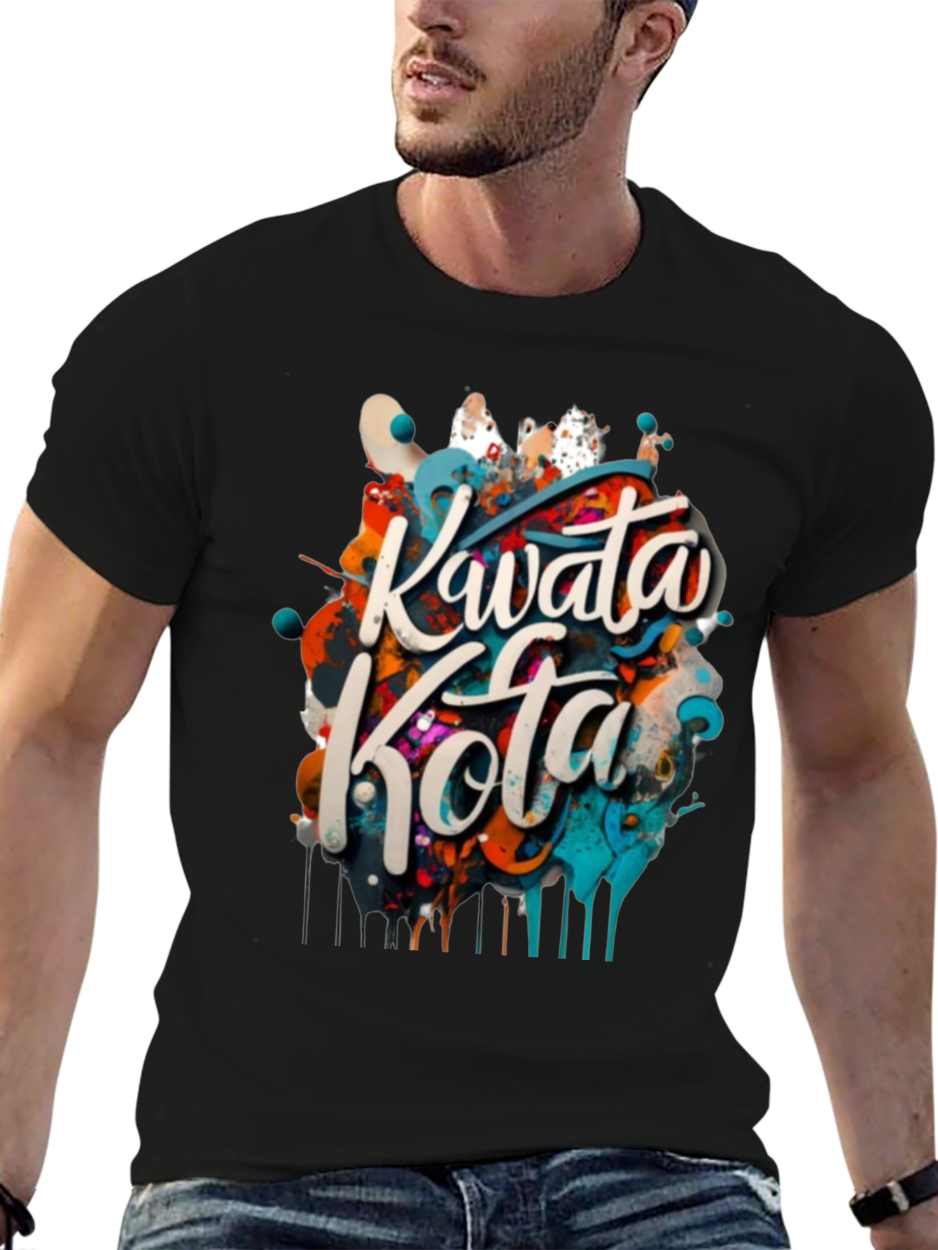 Kawata Kota Graphic Tee - Urban Style T-Shirt