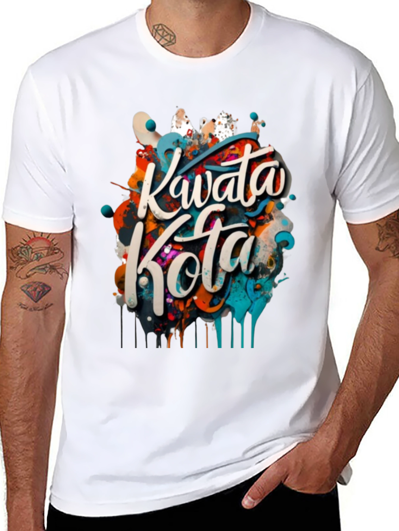 Kawata Kota Graphic Tee - Urban Style T-Shirt