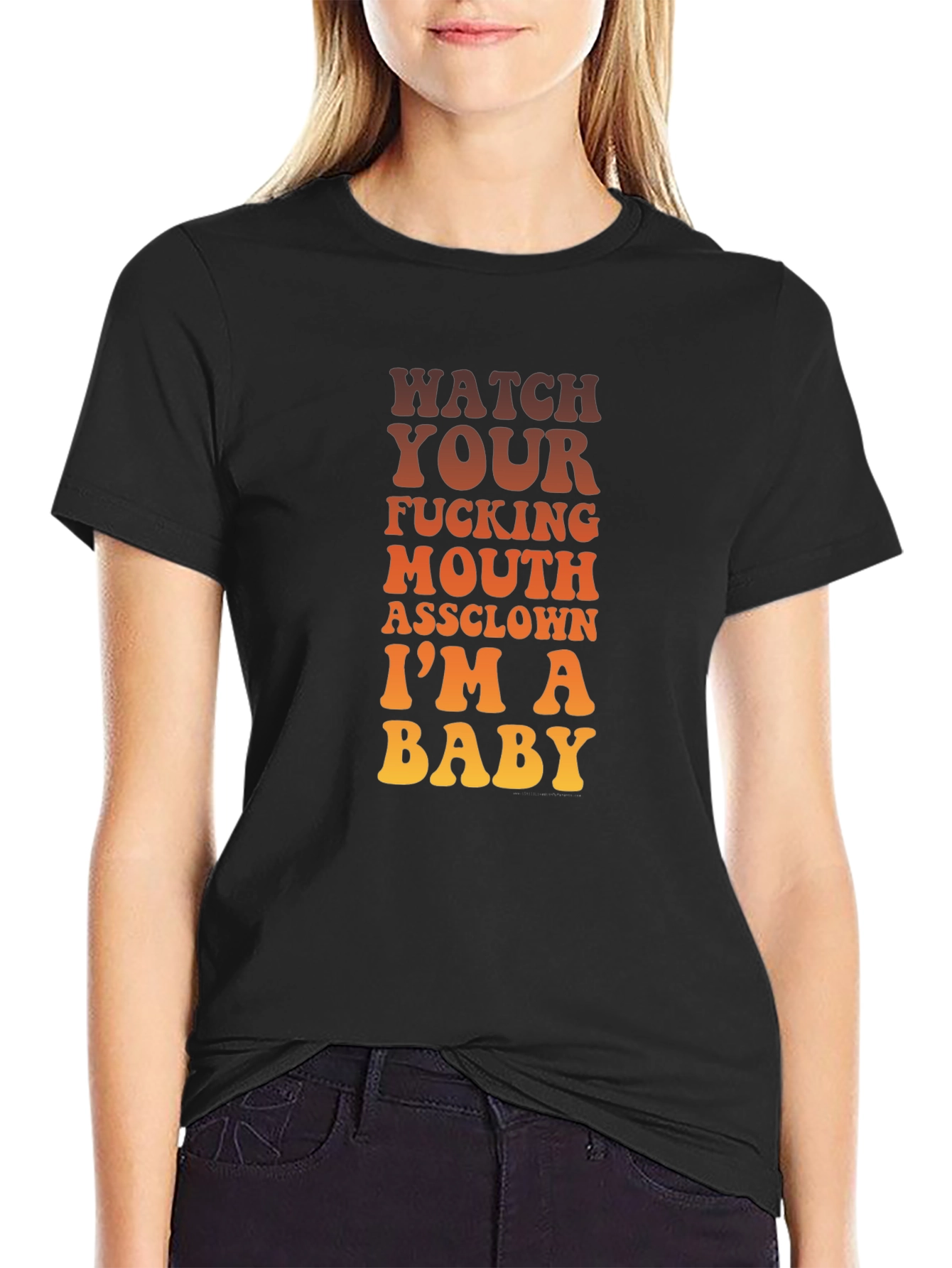 Funny Sarcastic Graphic T-Shirt - Watch Your Mouth