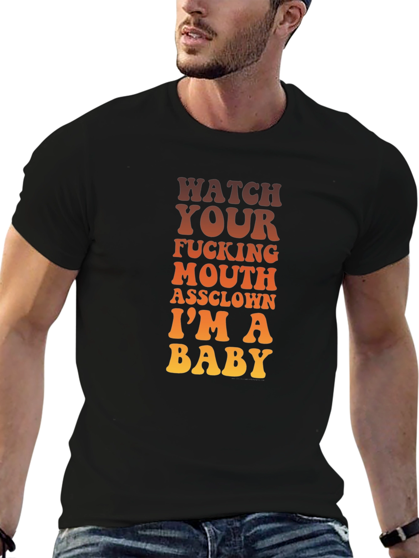 Funny Sarcastic Graphic T-Shirt - Watch Your Mouth