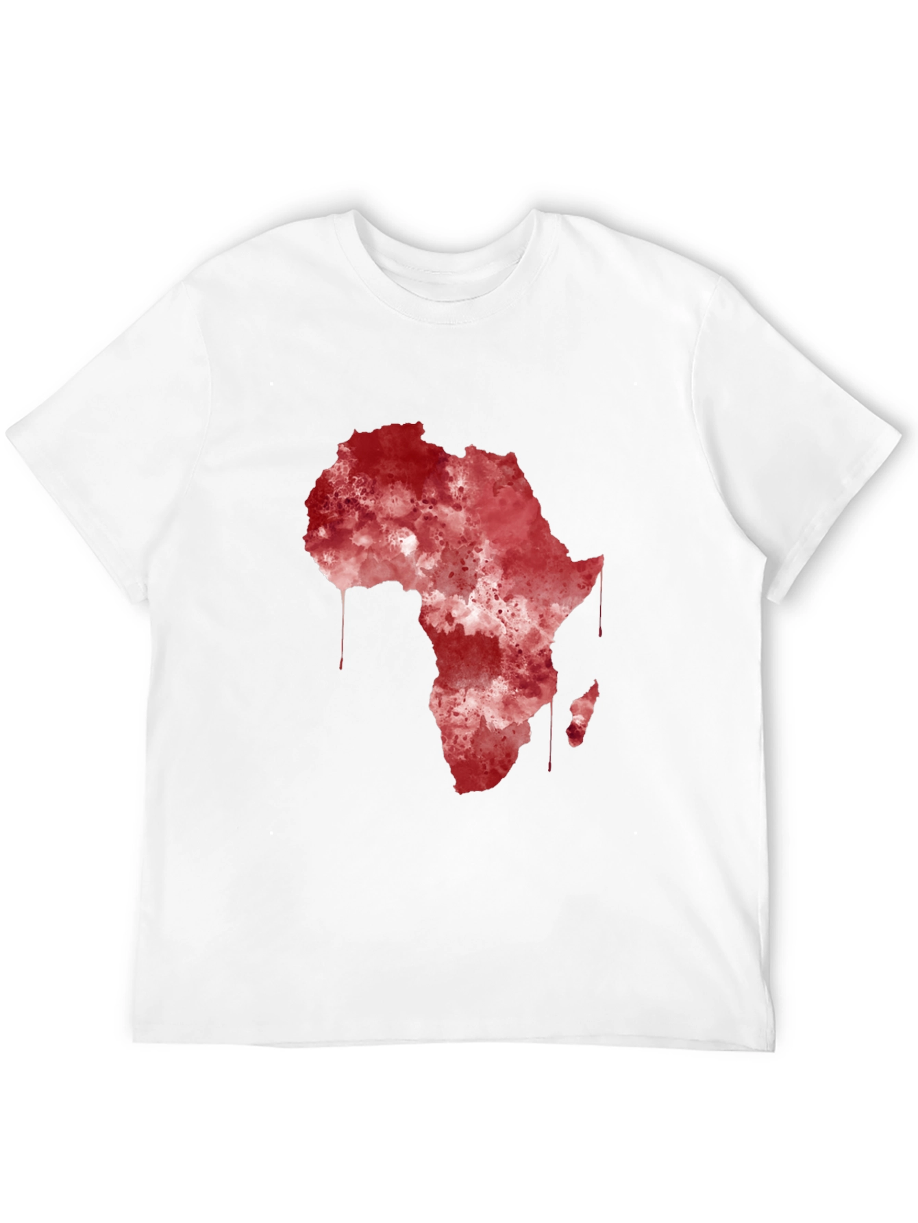 Africa Continent Map Graphic T-Shirt