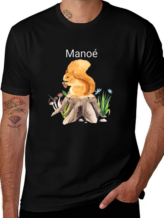 Manoe Squirrel Graphic Tee