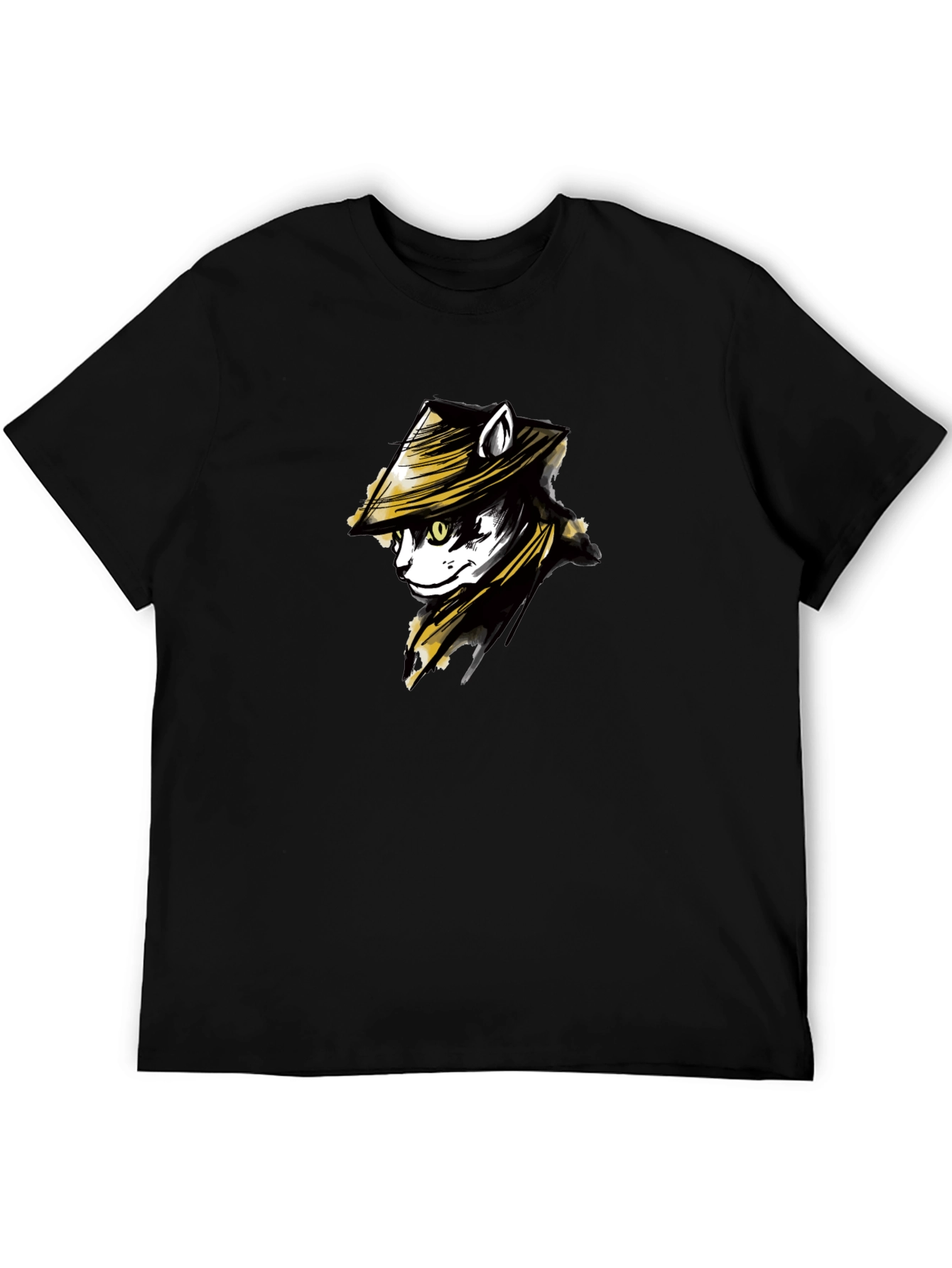 Samurai Cat T-Shirt - Cool Graphic Tee