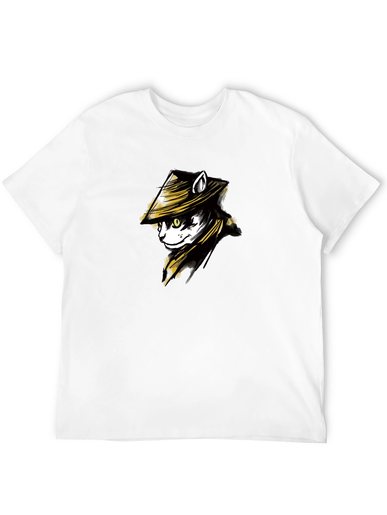 Samurai Cat T-Shirt - Cool Graphic Tee