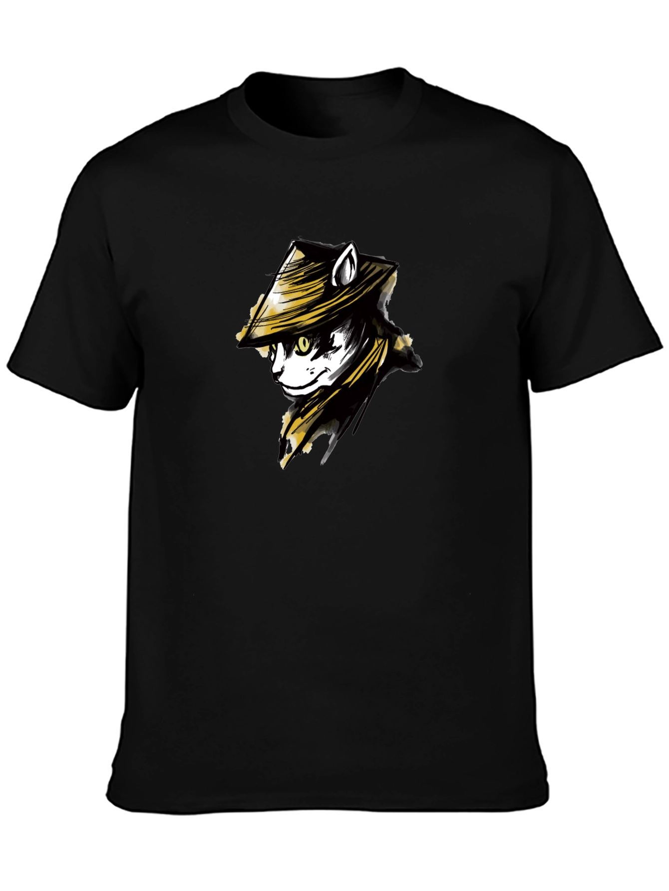 Samurai Cat T-Shirt - Cool Graphic Tee