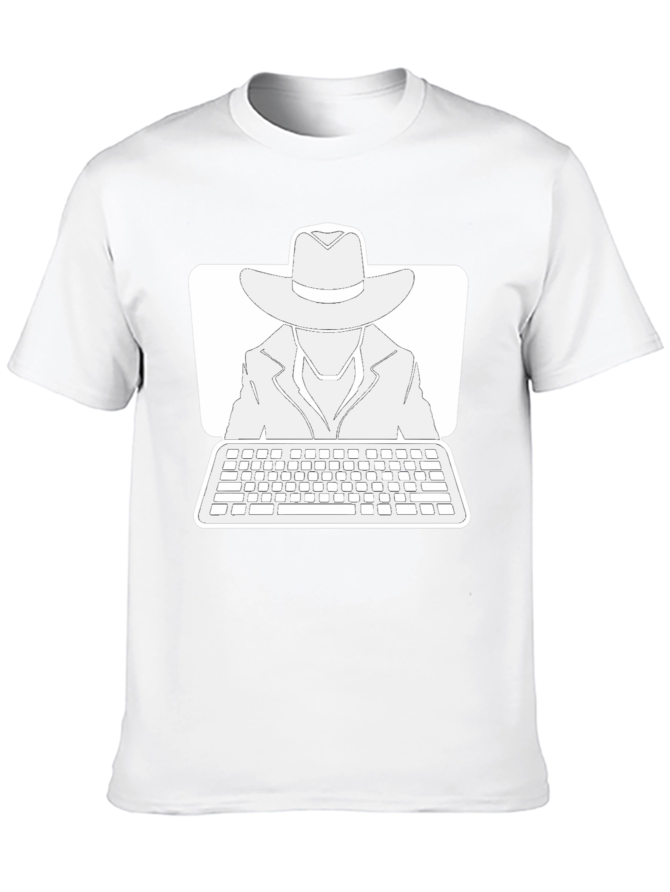Mystery Man Hacker T-Shirt - Black Cotton Tee