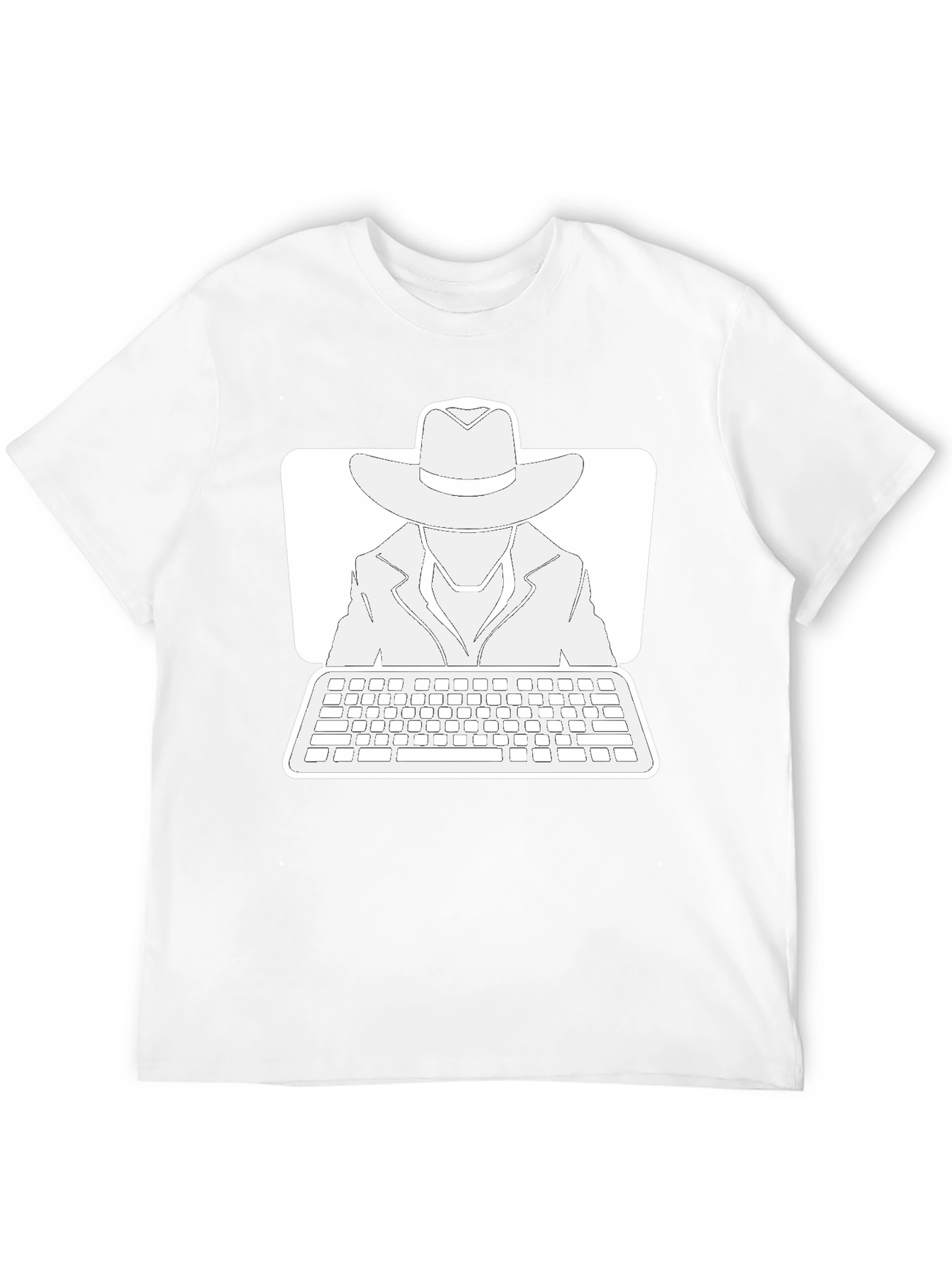 Mystery Man Hacker T-Shirt - Black Cotton Tee