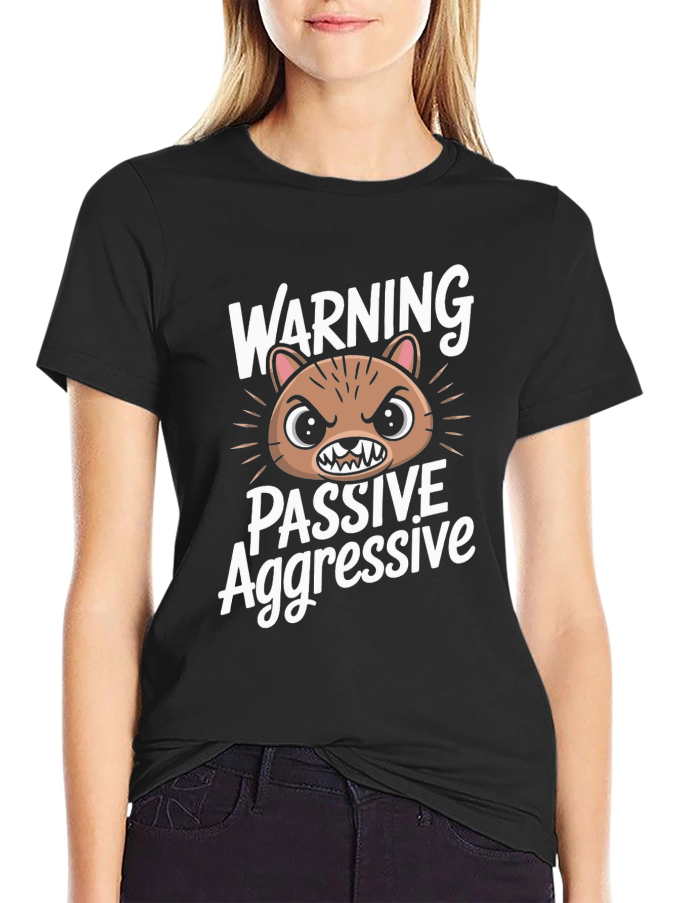Passive Aggressive Graphic T-Shirt - Funny Animal Tee