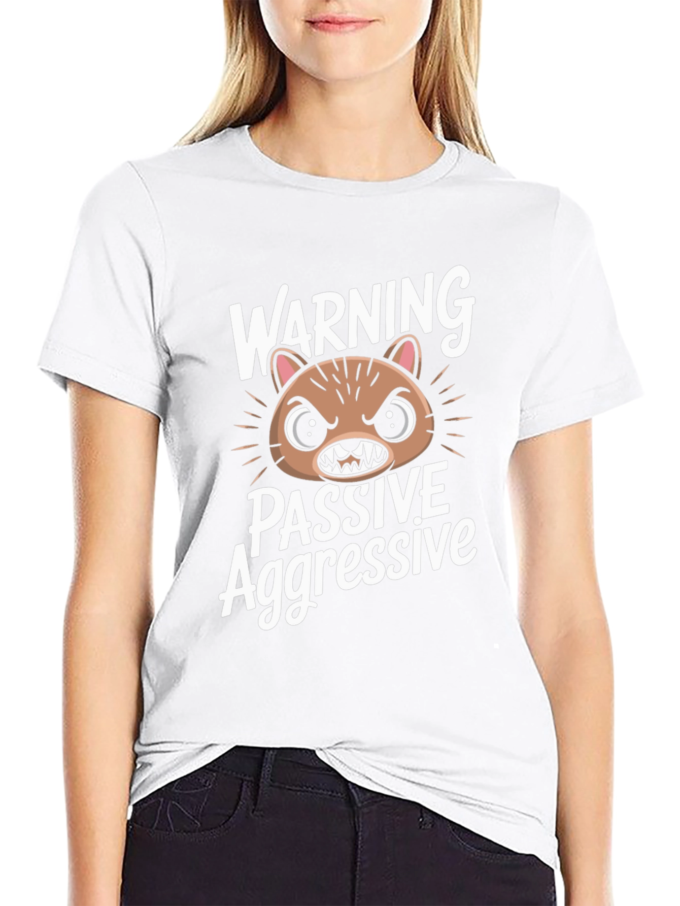 Passive Aggressive Graphic T-Shirt - Funny Animal Tee