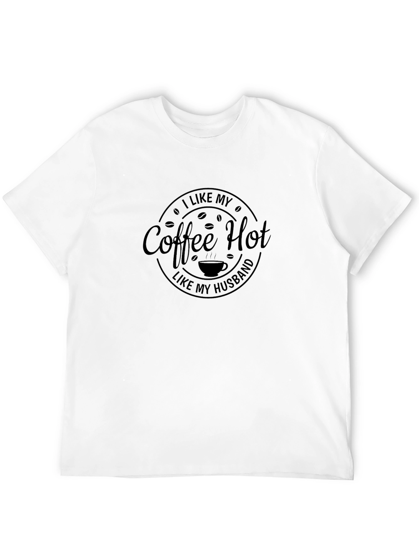 Coffee Hot Husband T-Shirt - Black