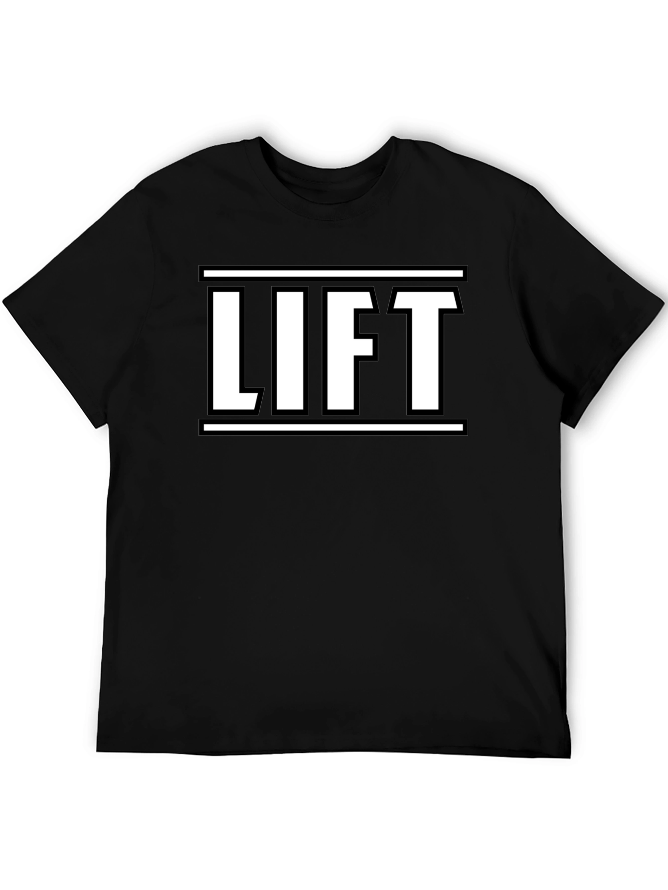 Lift Graphic Print Mens Black T-Shirt