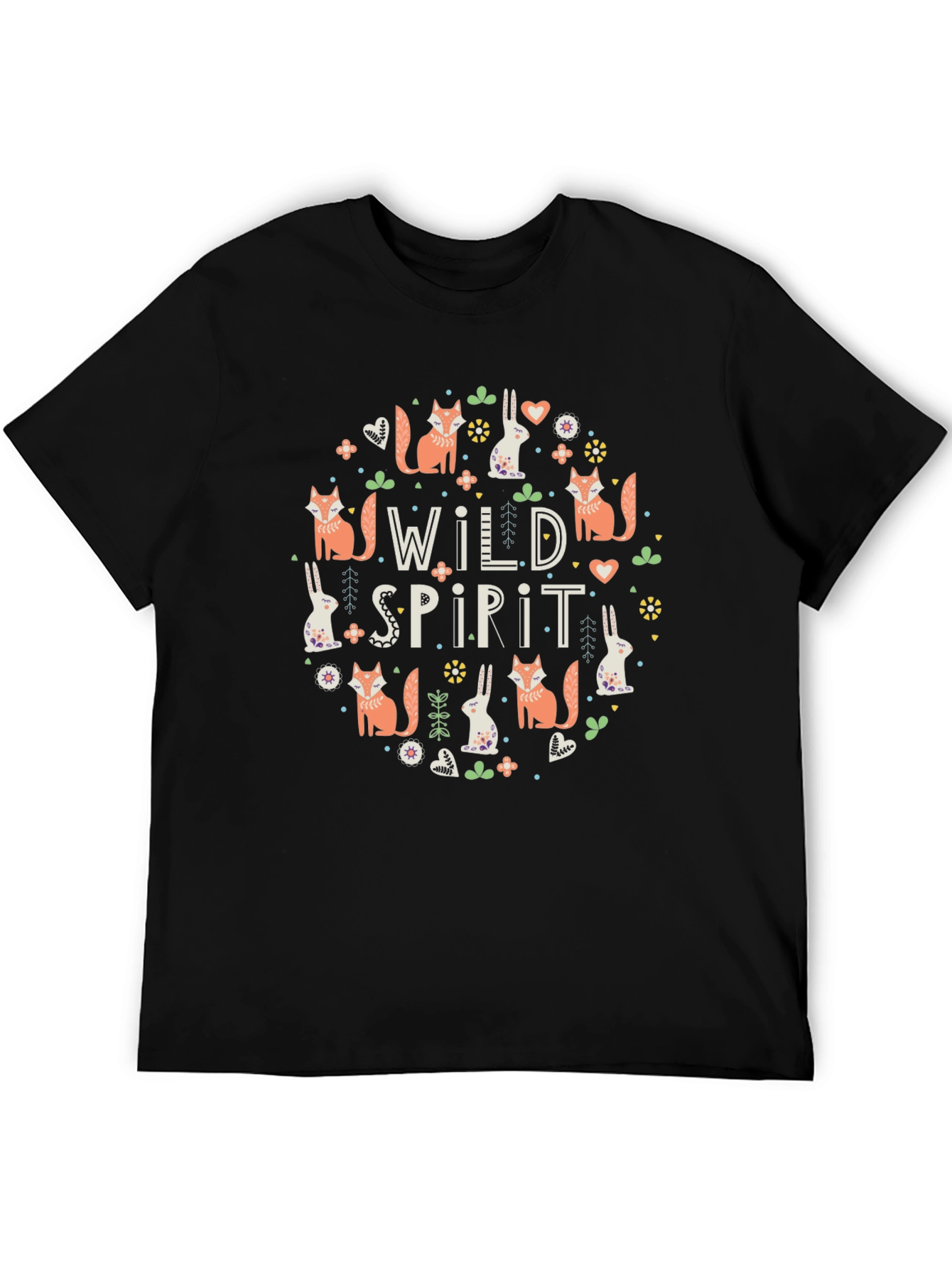 Wild Spirit Graphic Tee - Nature Lover Shirt