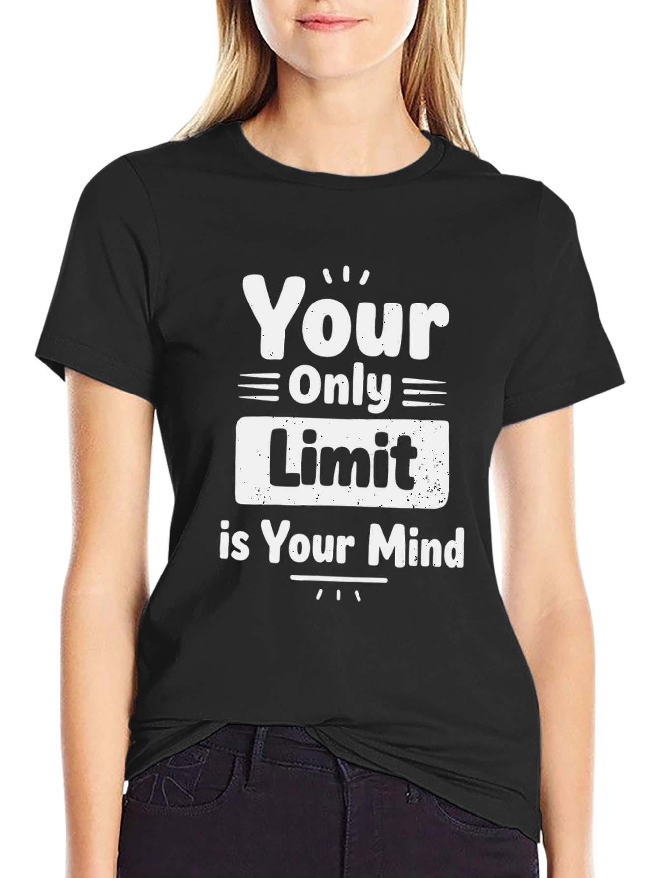 Inspirational Mindset T-Shirt - Your Only Limit