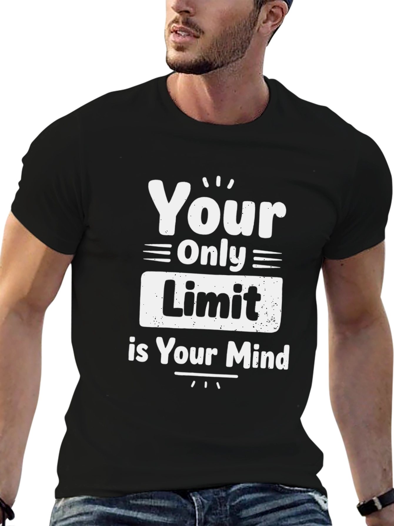 Inspirational Mindset T-Shirt - Your Only Limit