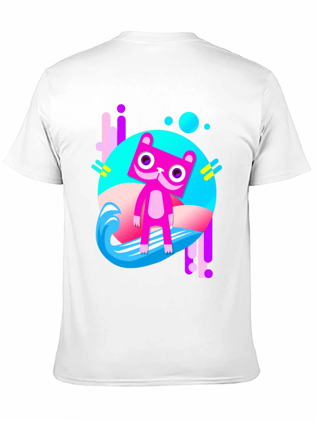 Funky Cat T-Shirt - Black