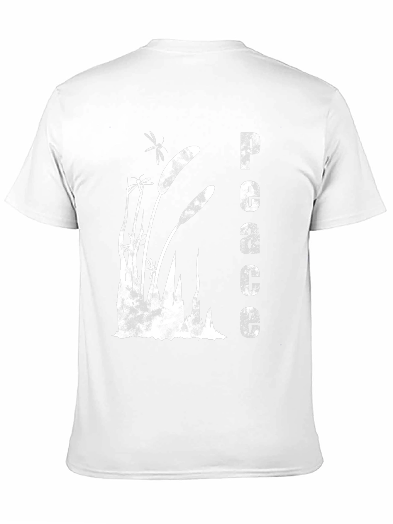 Peaceful Cattail Graphic T-Shirt
