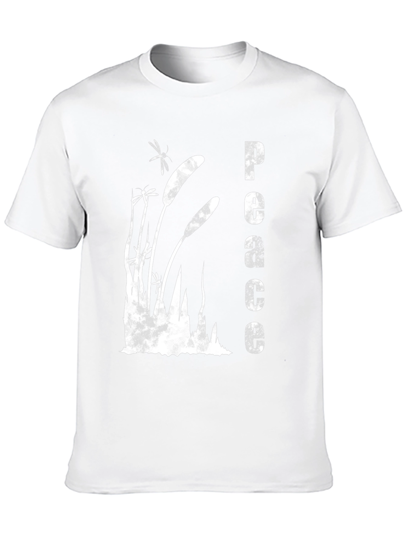 Peaceful Cattail Graphic T-Shirt