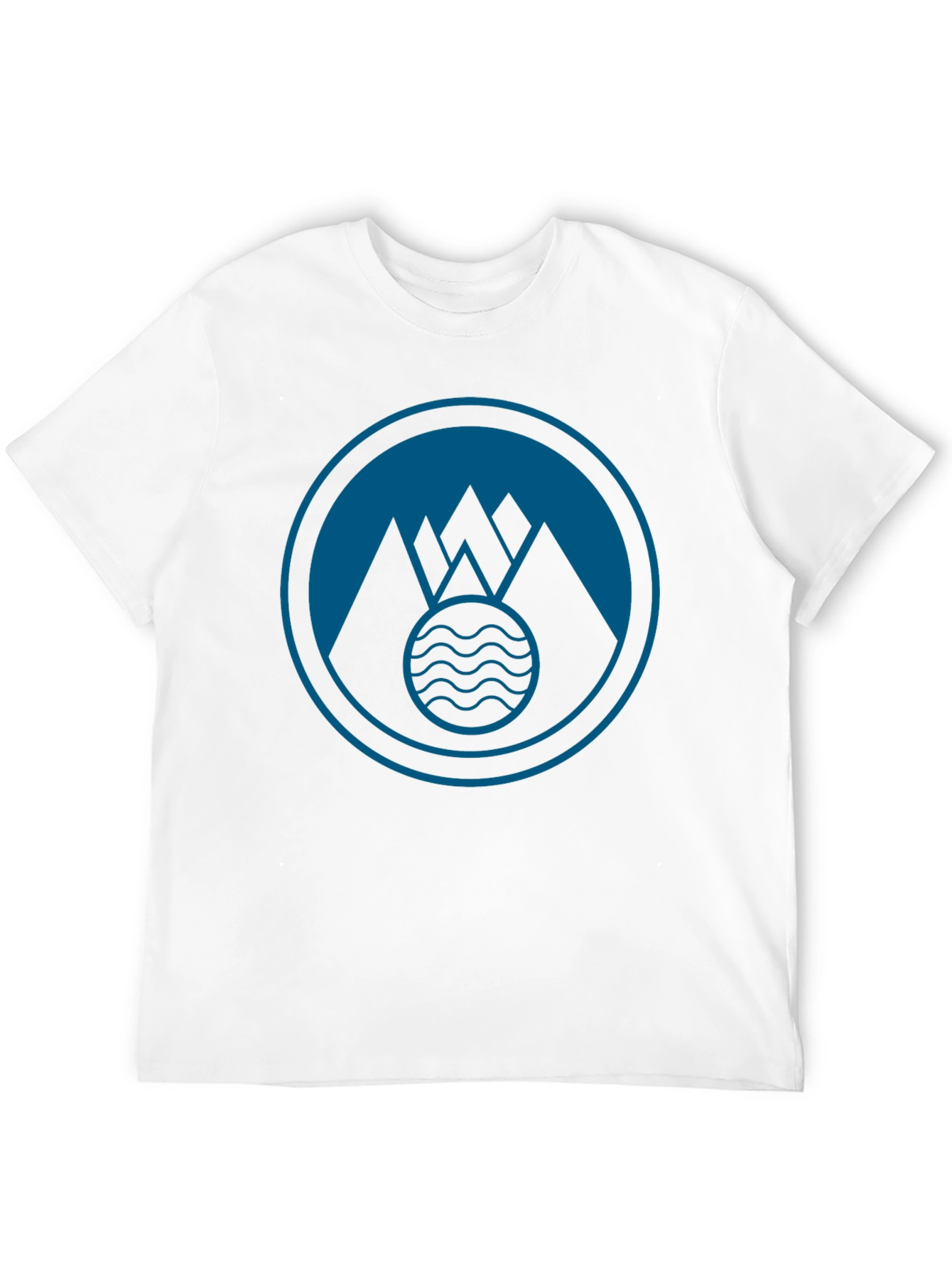 Mountains & Water Graphic T-Shirt
