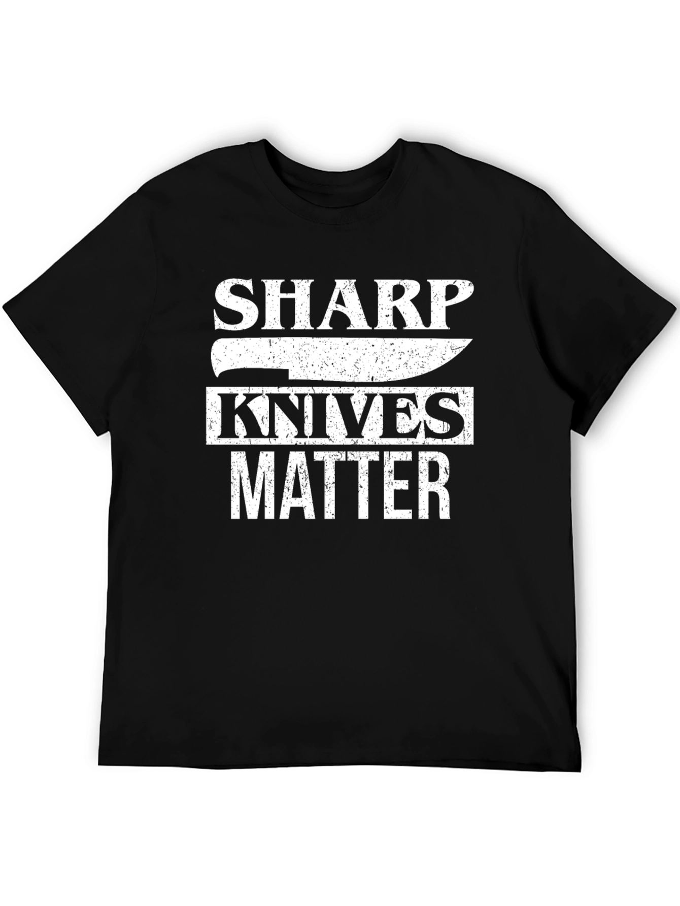 Sharp Knives Matter Graphic Tee - Black