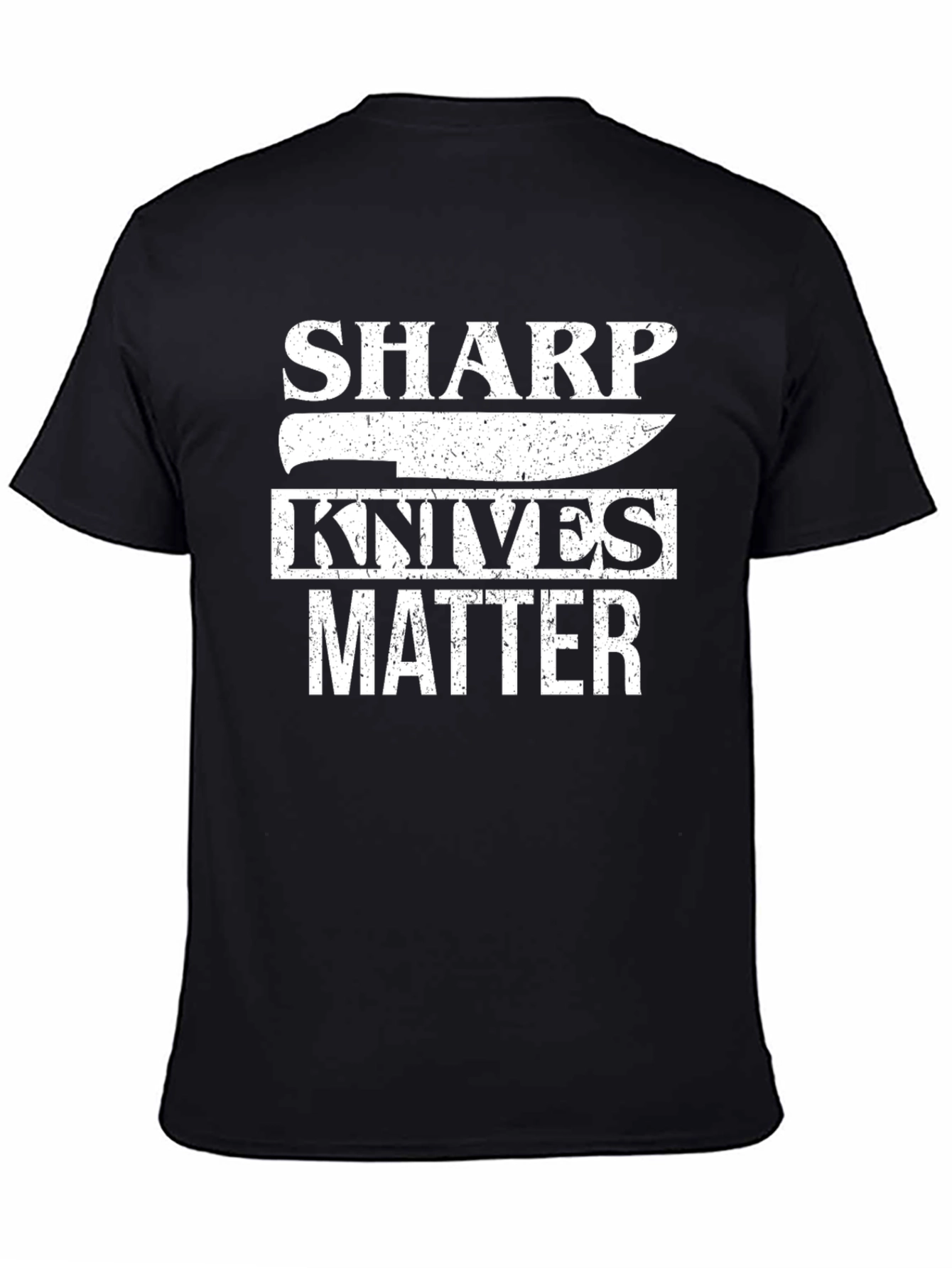 Sharp Knives Matter Graphic Tee - Black