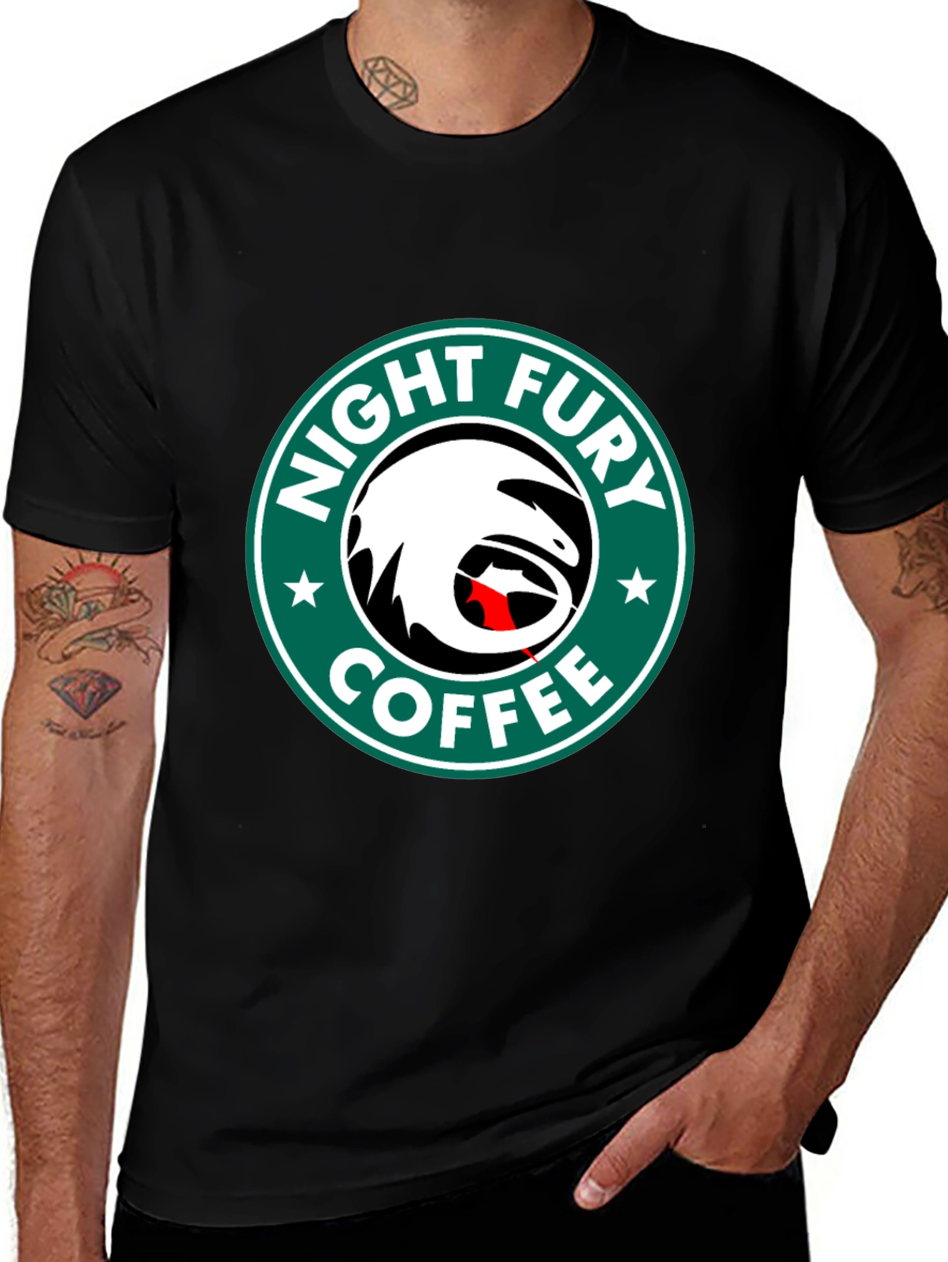 Night Fury Coffee Graphic Tee
