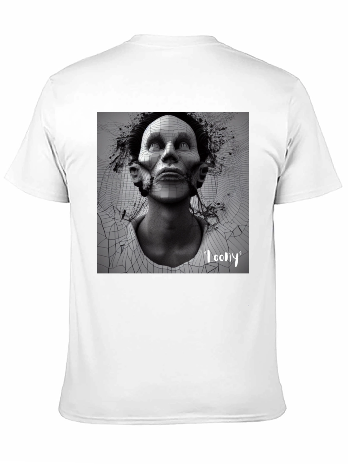 Edgy Loony Graphic Print Black T-Shirt