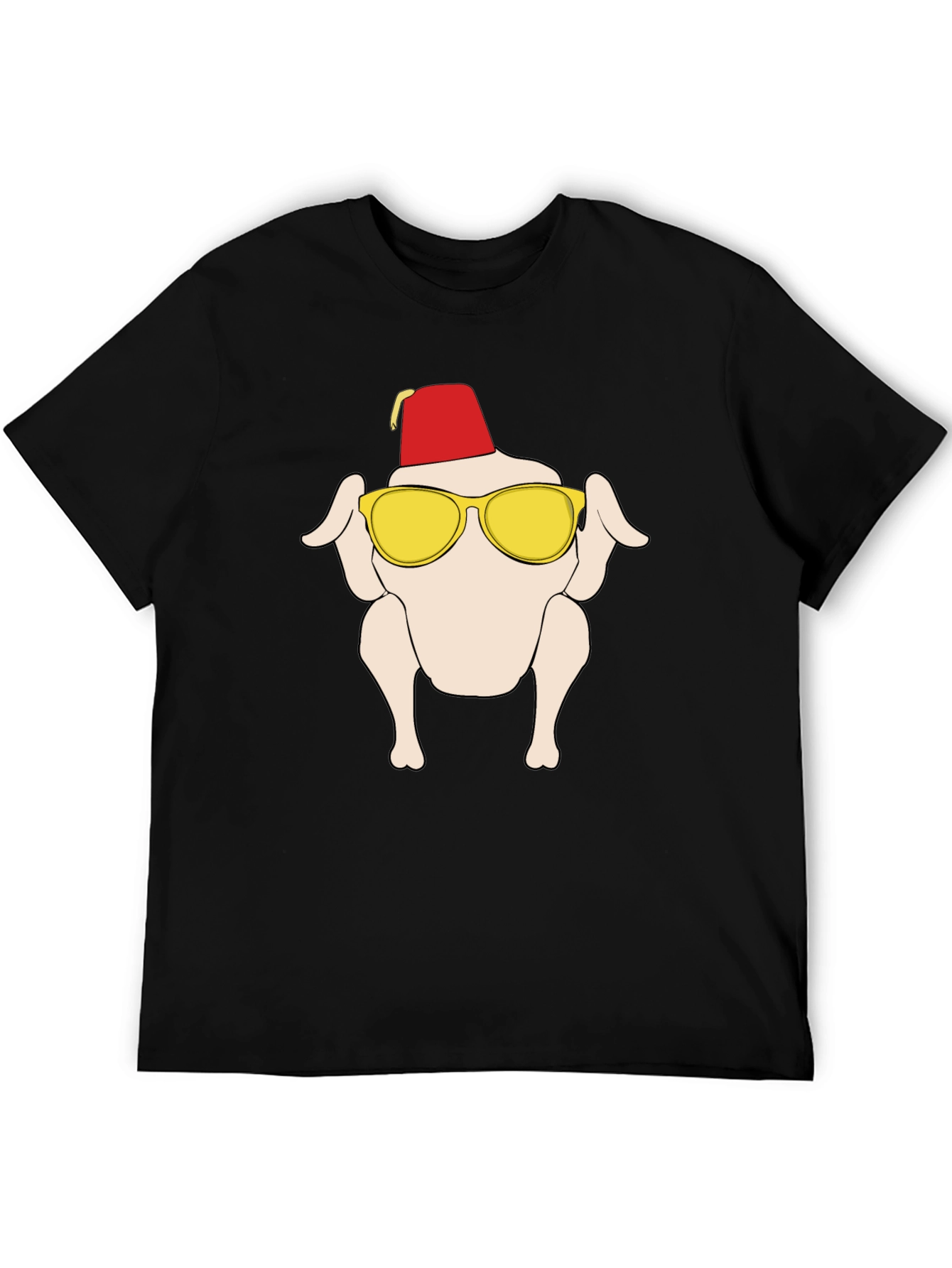 Turkey T-Shirt with Hat and Sunglasses