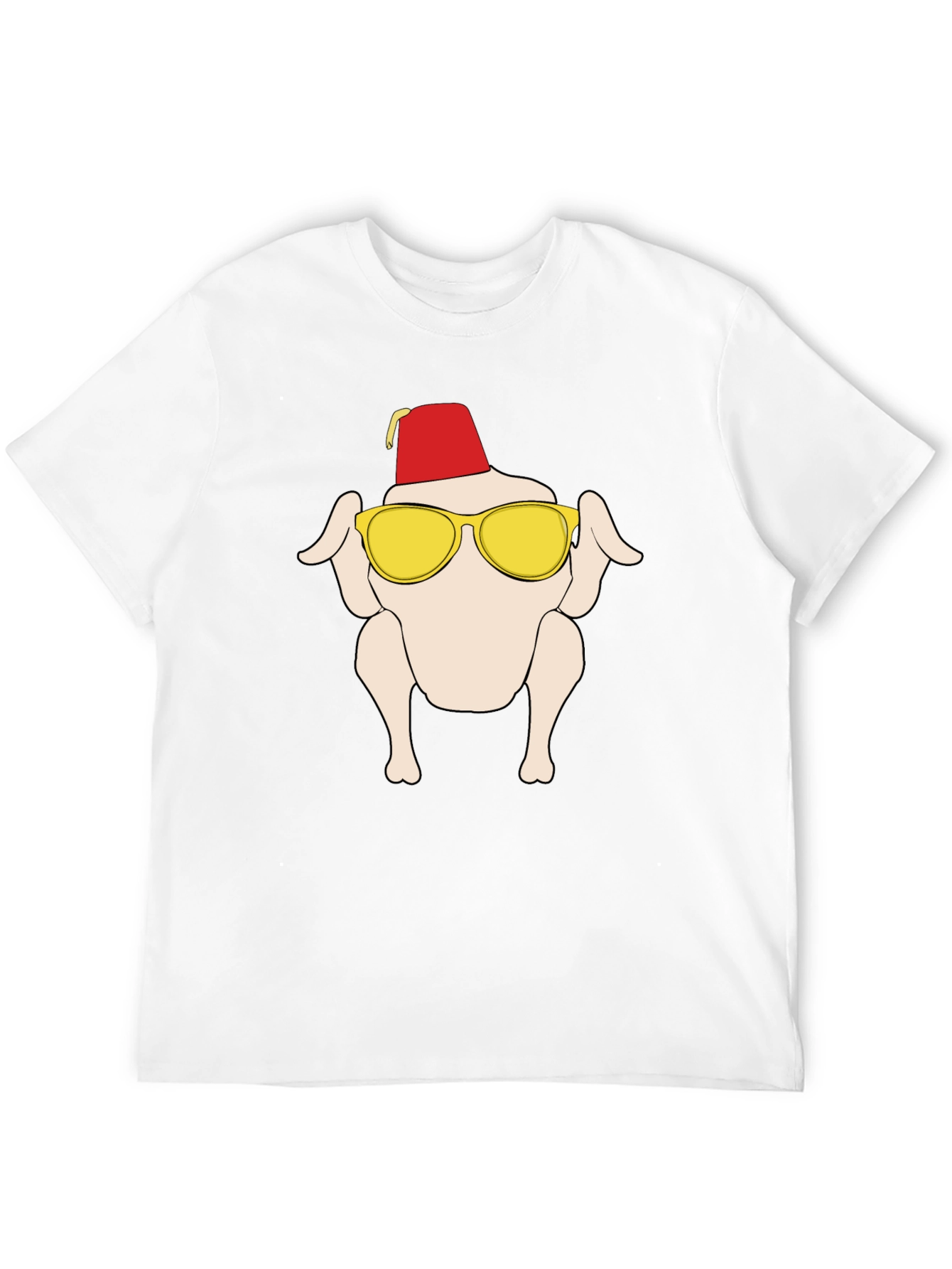 Turkey T-Shirt with Hat and Sunglasses