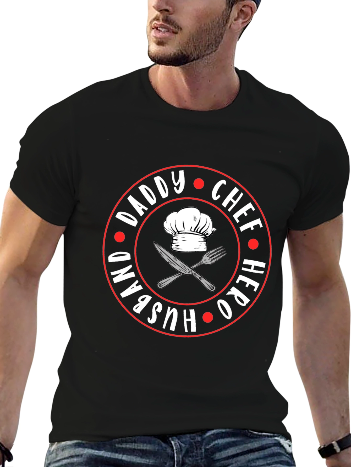 Daddy Chef Hero Husband T-Shirt