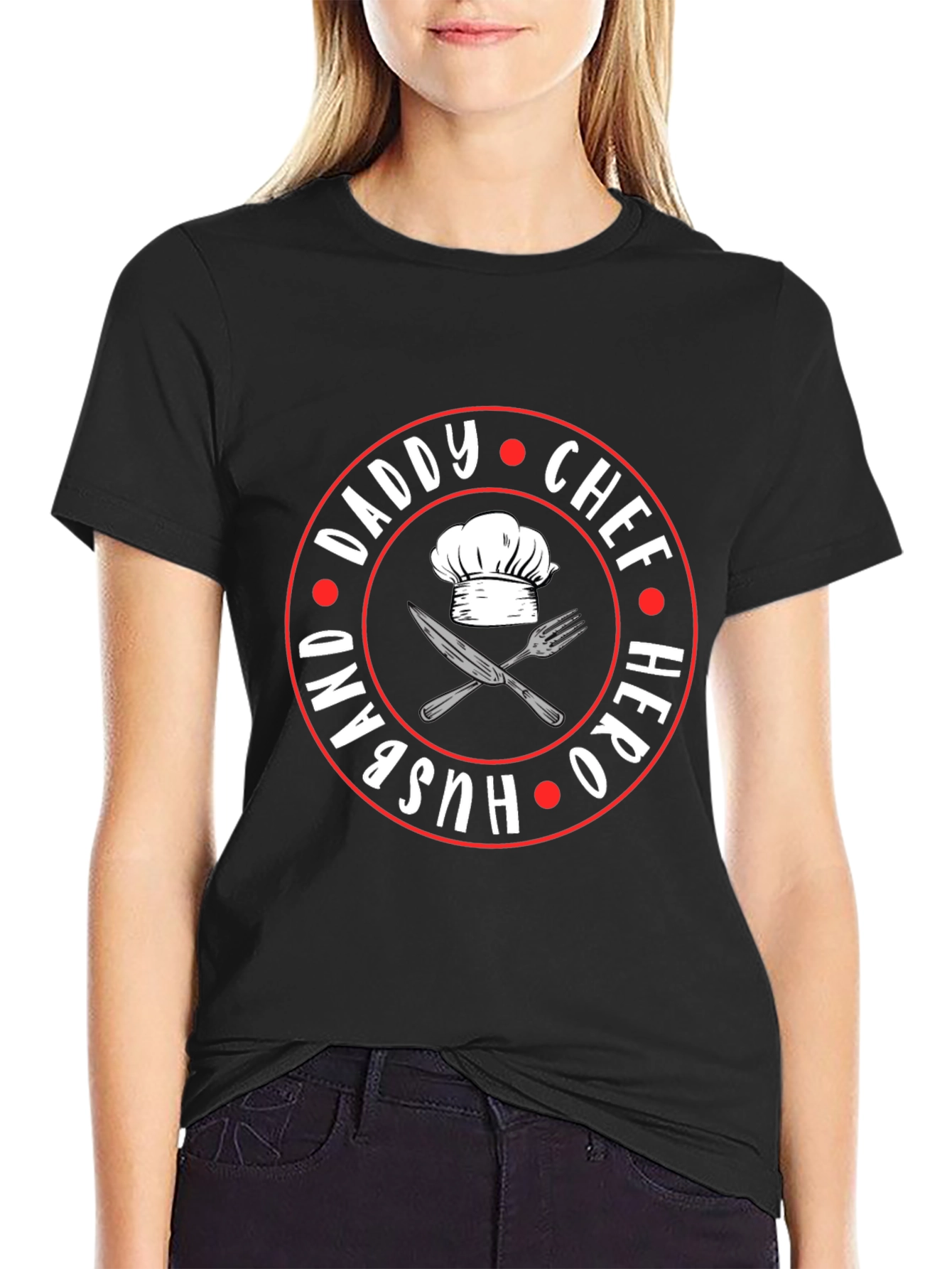 Daddy Chef Hero Husband T-Shirt