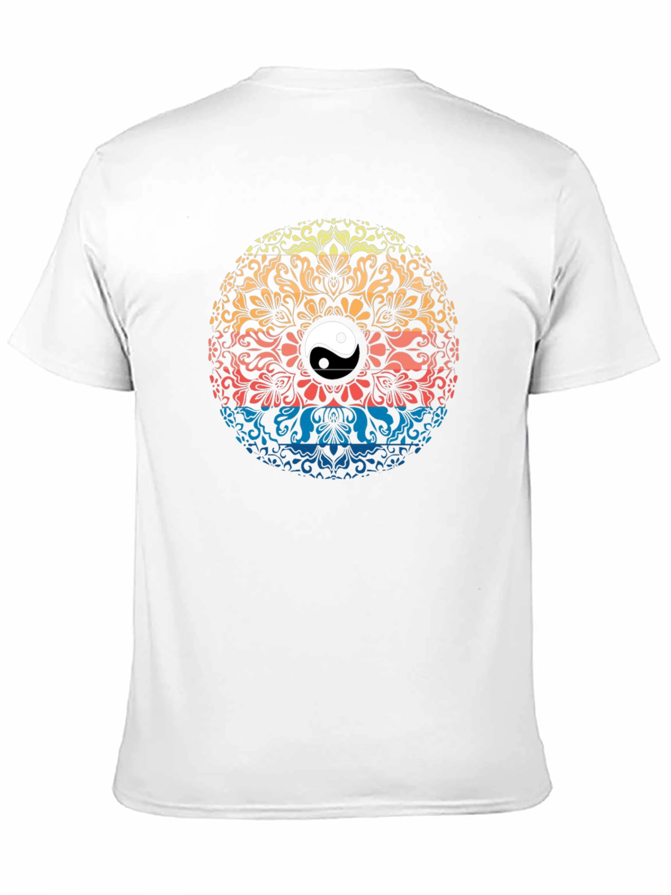 Yin Yang Mandala Graphic T-Shirt