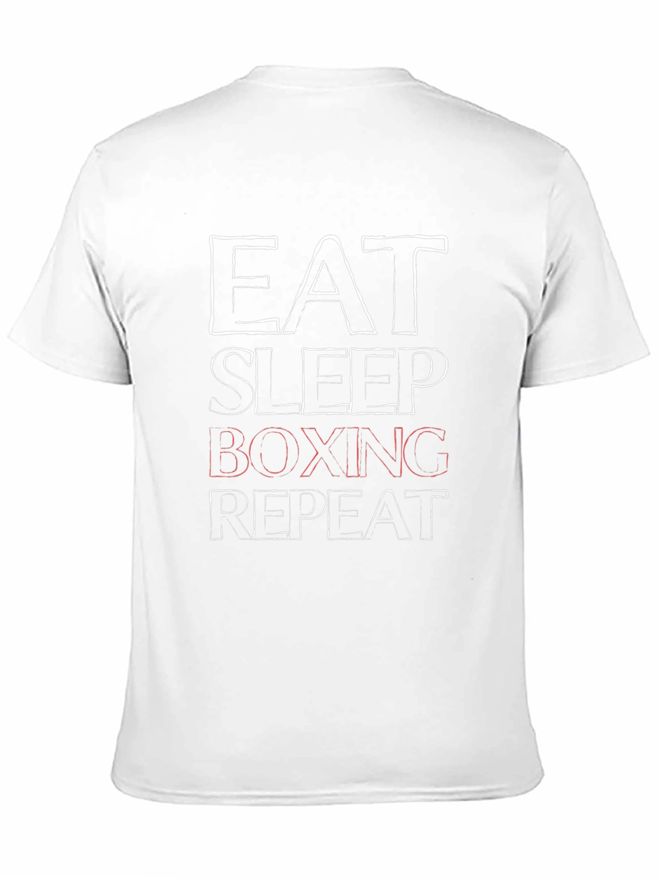Eat Sleep Boxing Repeat Black T-Shirt