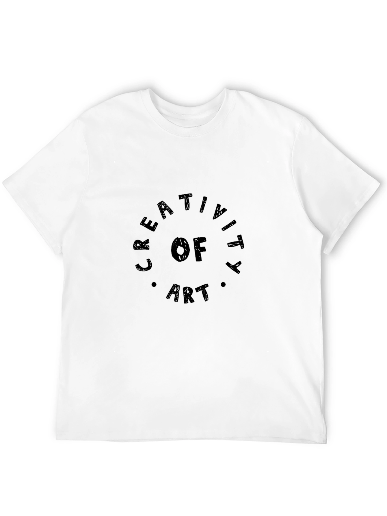 Creativity of Art Black Graphic T-Shirt