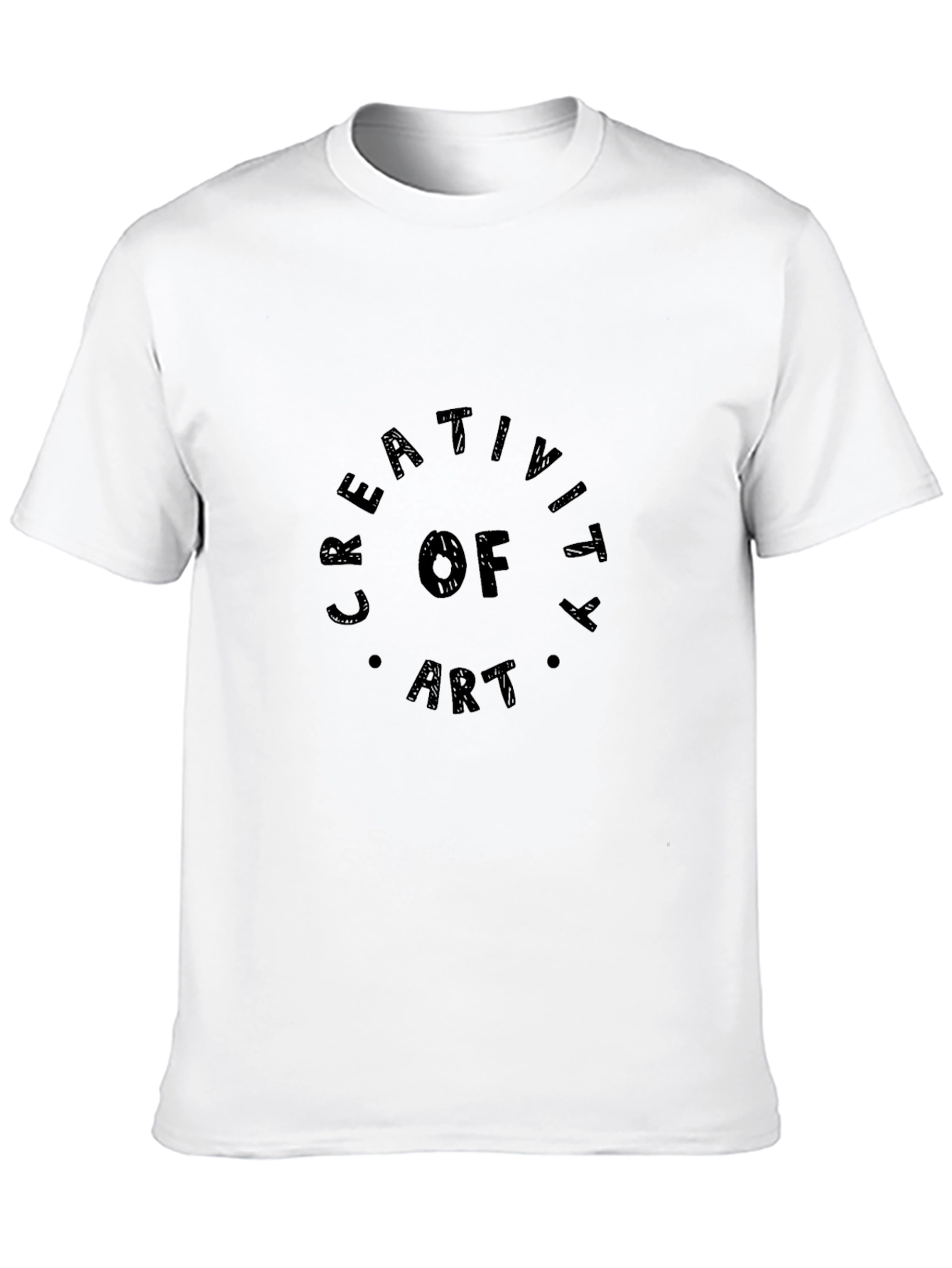 Creativity of Art Black Graphic T-Shirt