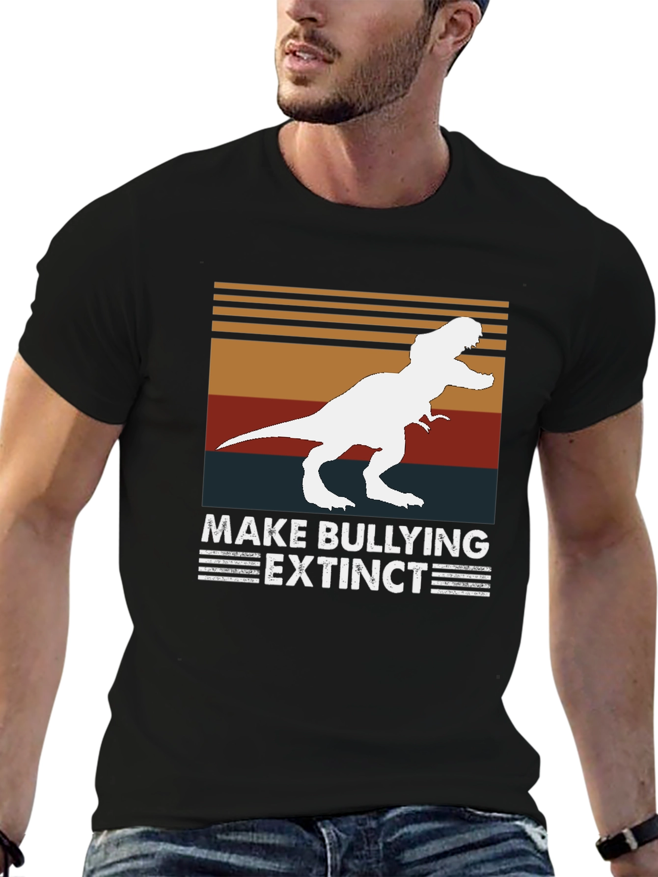 Make Bullying Extinct T-Shirt Dinosaur Tee