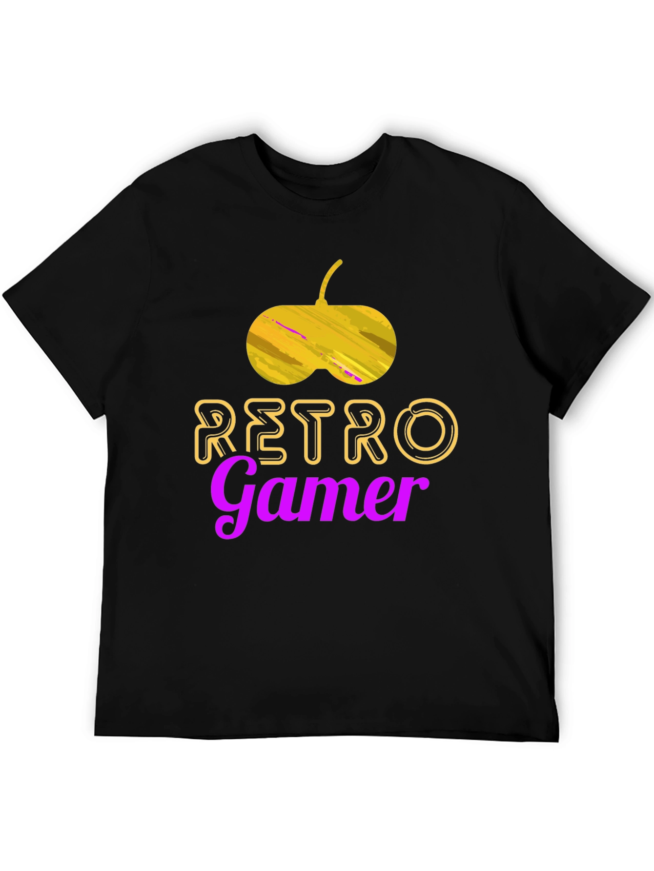 Retro Gamer Black T-Shirt