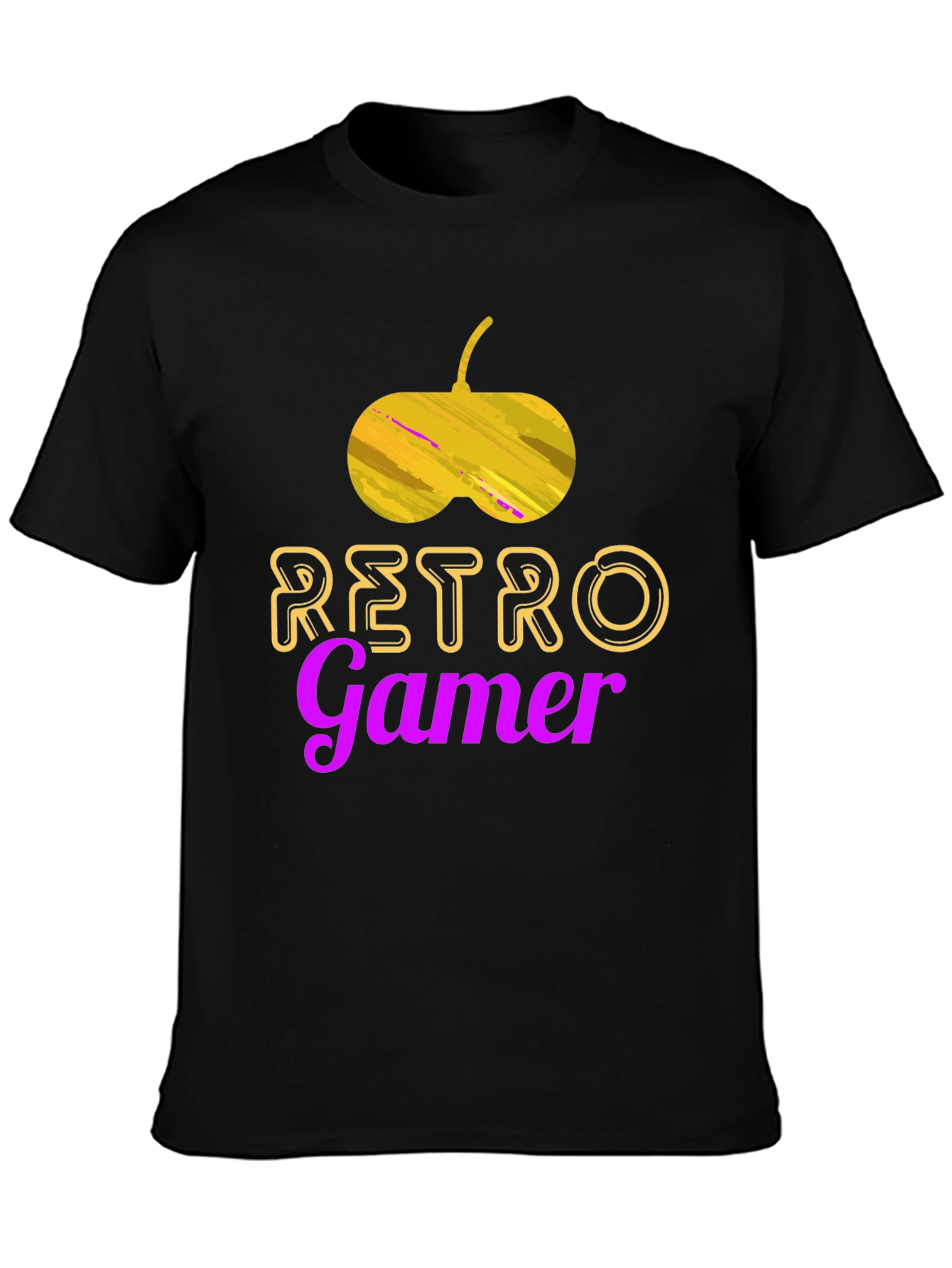 Retro Gamer Black T-Shirt
