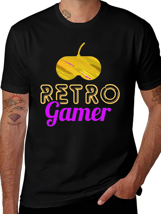 Retro Gamer Black T-Shirt