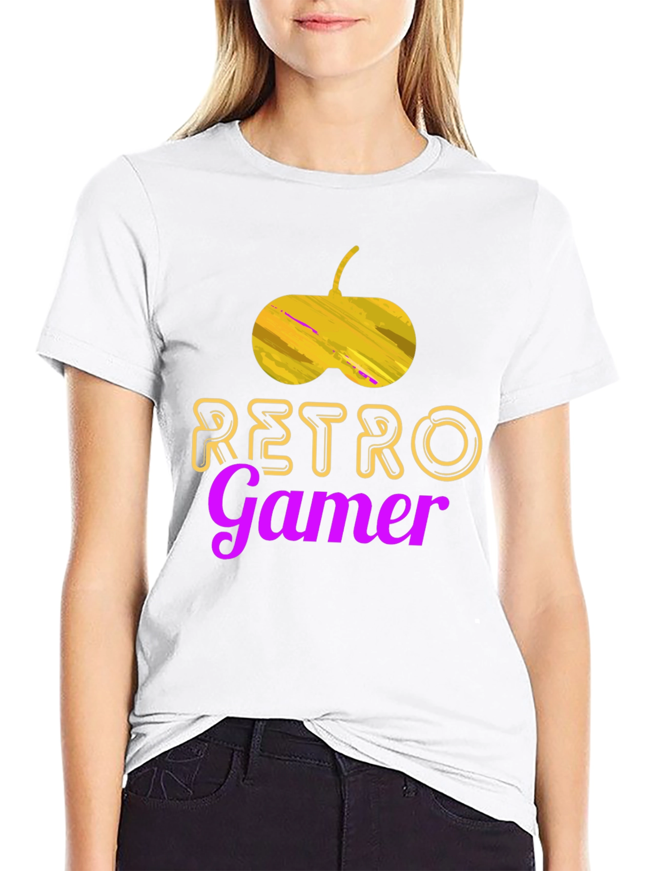 Retro Gamer Black T-Shirt