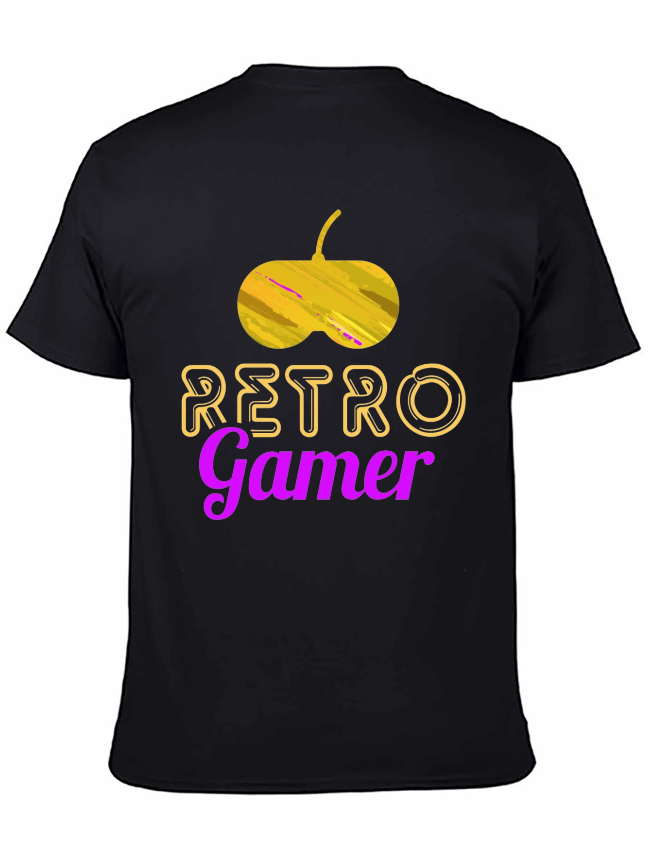 Retro Gamer Black T-Shirt