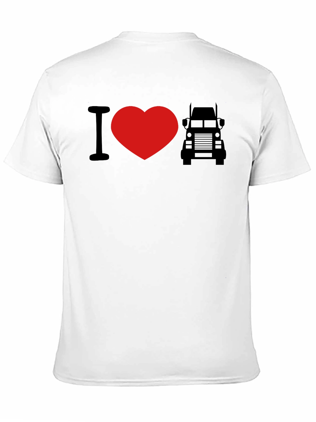 I Love Trucks Graphic Tee - Black