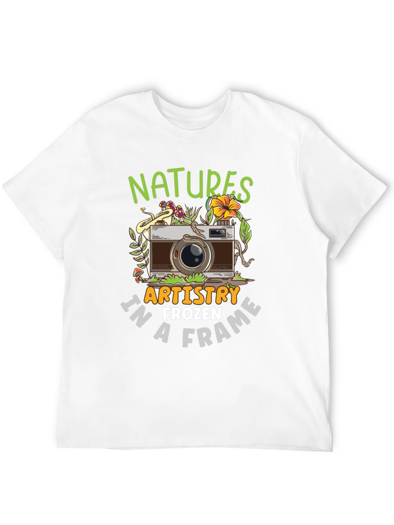 Nature Photography T-Shirt - Artistic Frozen Frame Tee